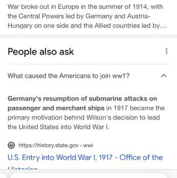 Which Statement Provides The Strongest Reason That The United Statesentered World War I?O A. Great Britain