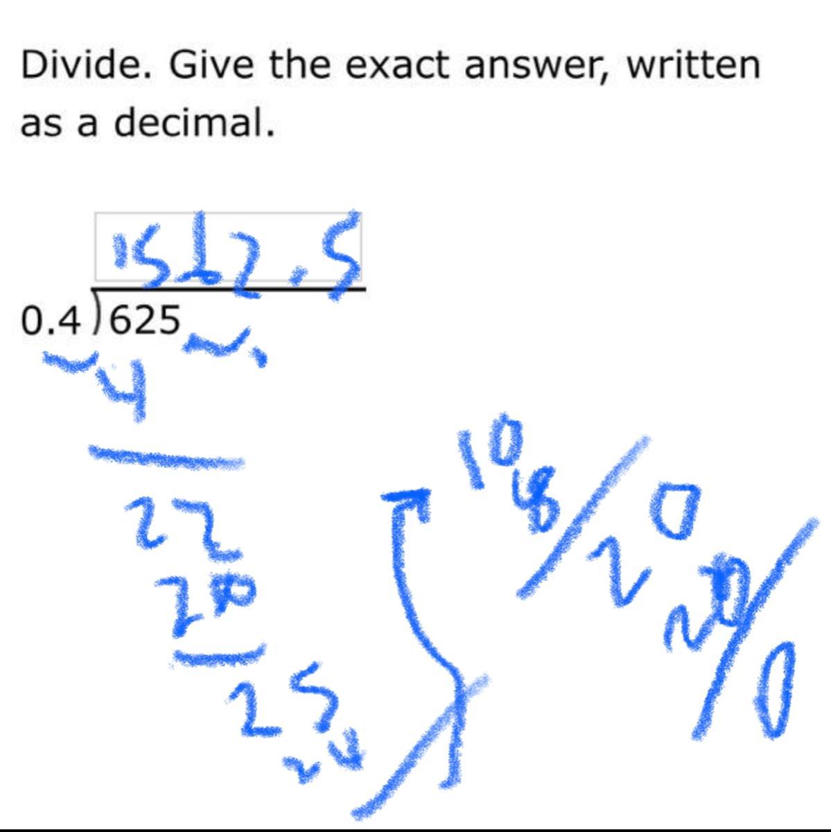 Divide. give the answer, a written decimal .