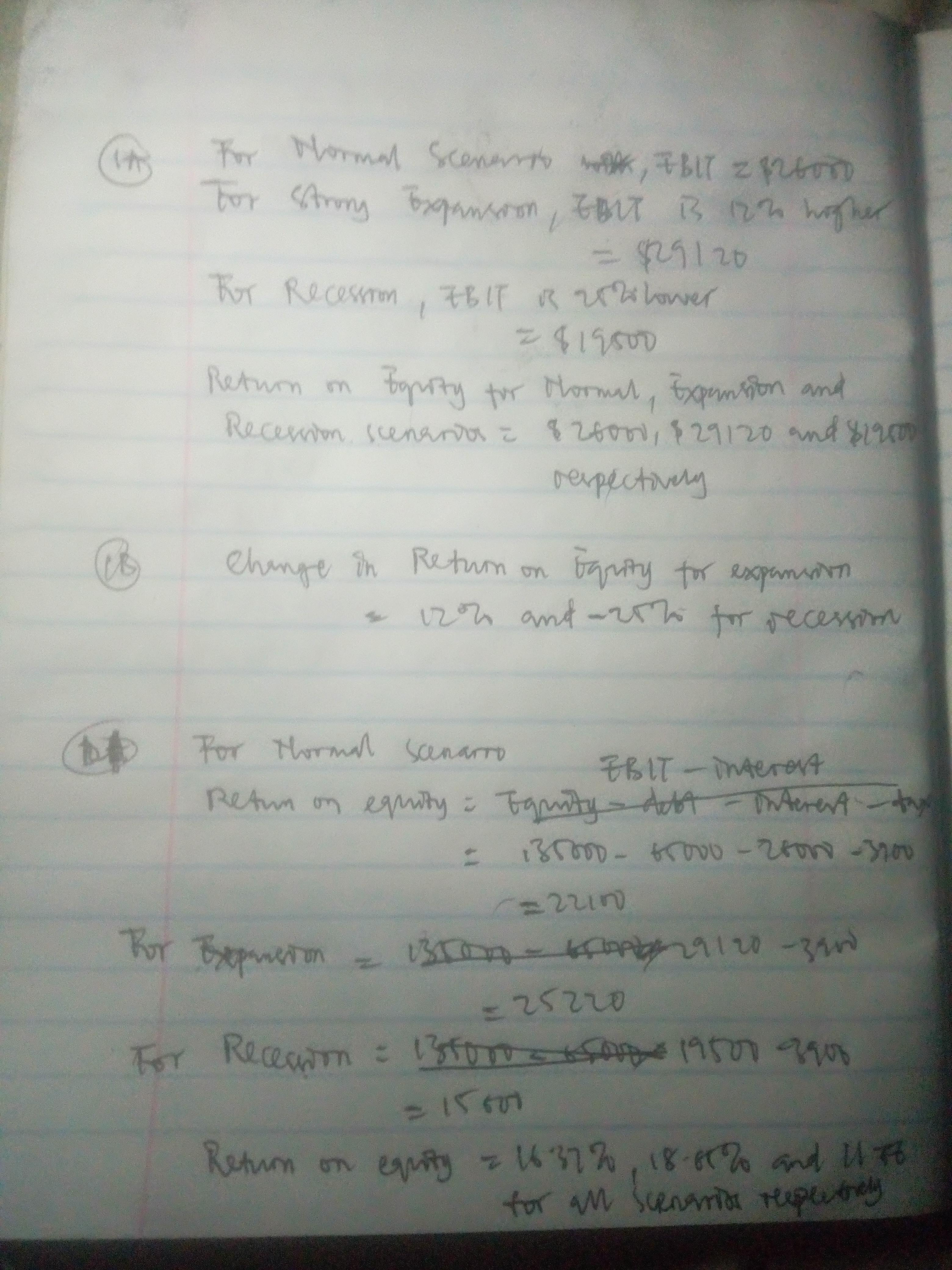 Money, Inc., Has No Debt Outstanding And A Total Market Value Of $200,000. Earnings Before Interest And