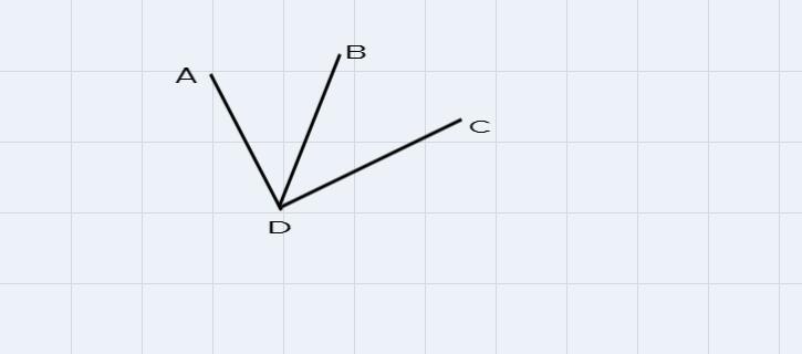 What statement could you write in a proof formZADC using the Angle Addition Postulate asa reason?