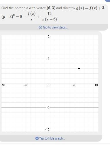 parabola is (6, 3). What is the vertex of the function defined as g(x) = f(x) + 3?