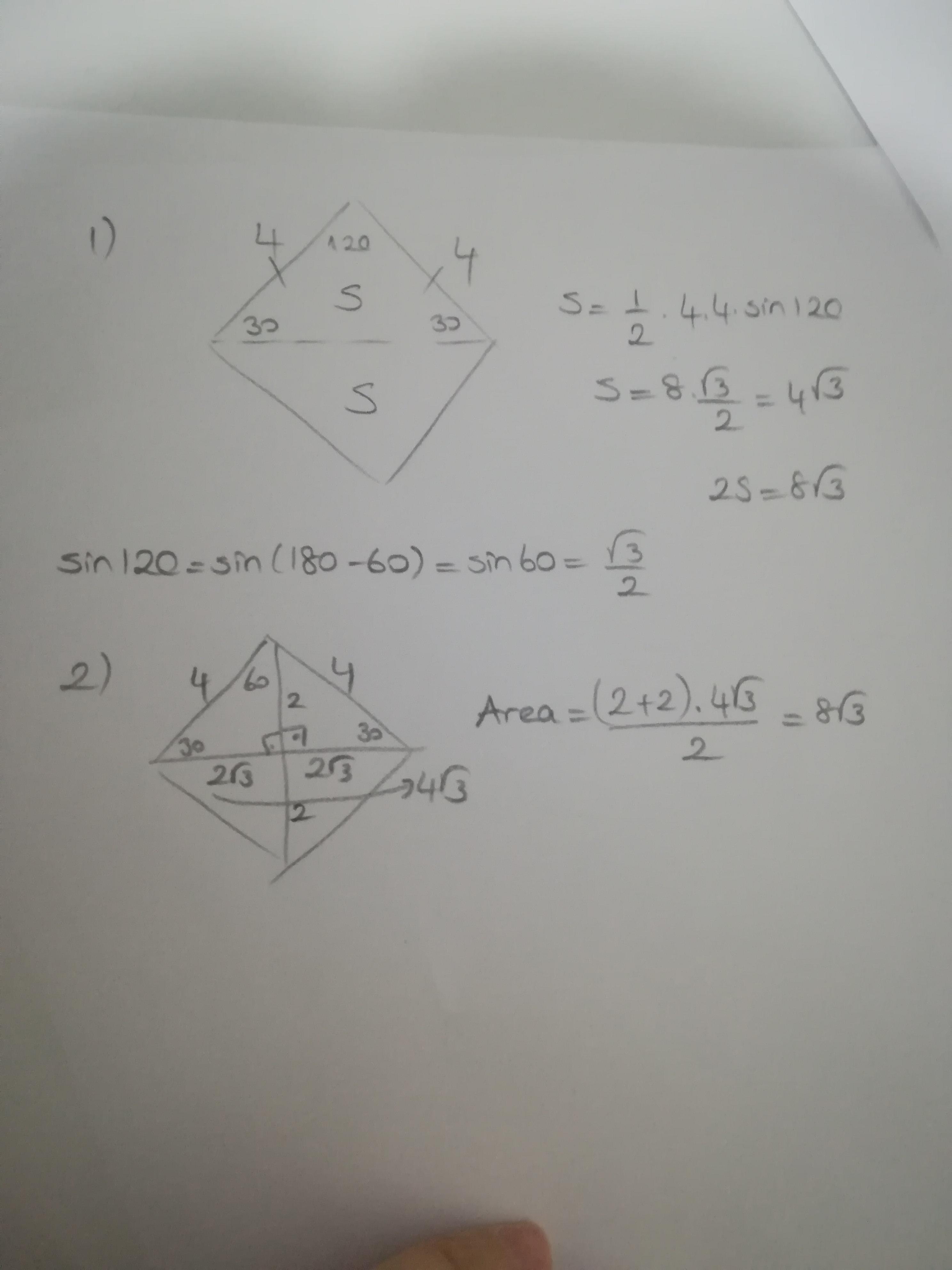 Find The Area. A) 16 Units2 B) 98 Units2 C) 83 Units2 D) 163 Units2
