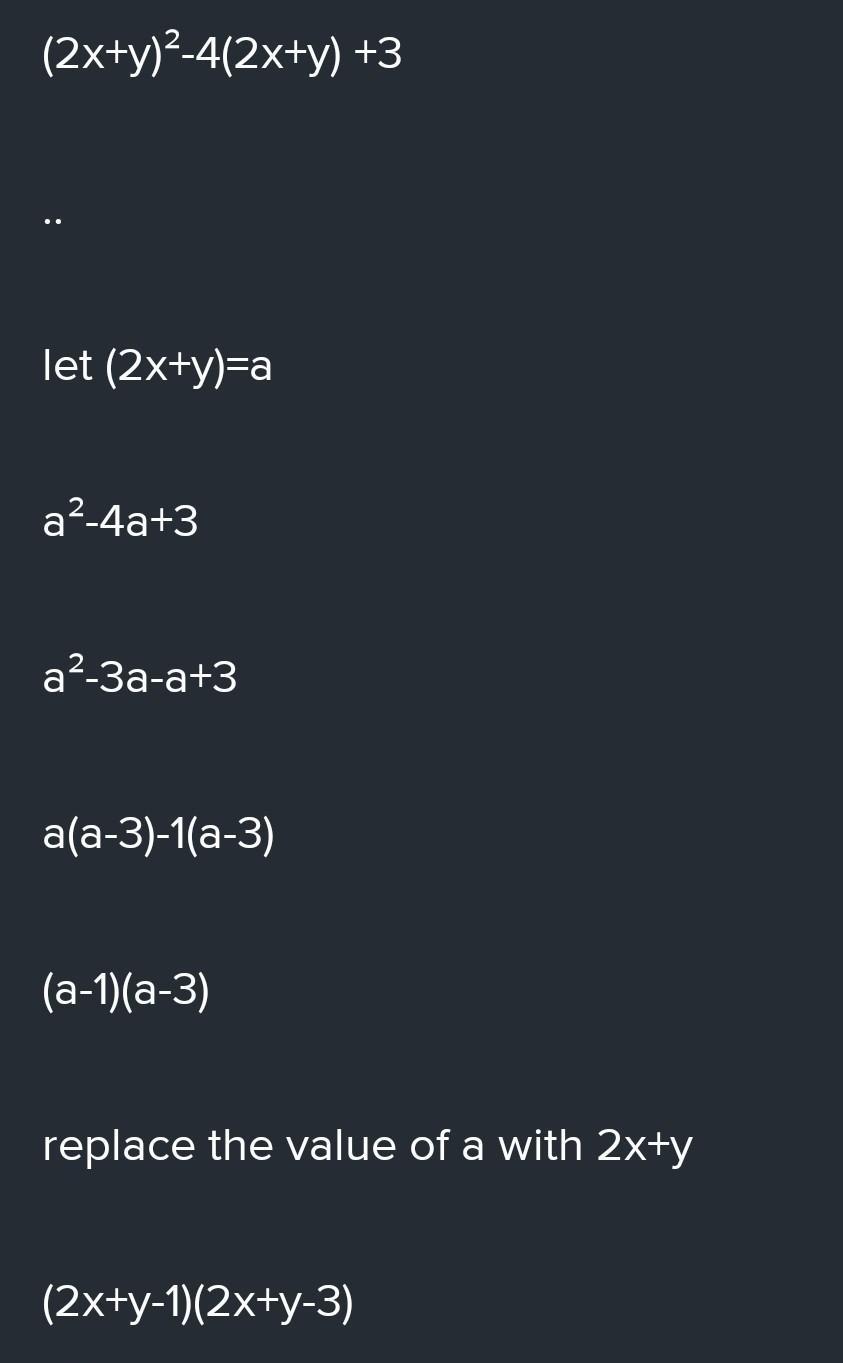 Write The Factors Of Polynomial 4x^2+y^2+4xy+8x+4y+4.
