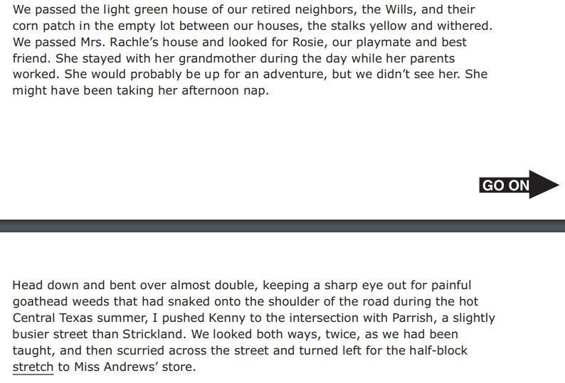 The Road Almost Taken Paragraphs 8 And 9 Are Mainly A Description Of A The Way The Author And Kenny Worked