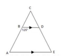 8. ACE is an isosceles Triangle. a 180bC125KAEAa. What is the measure of DBb. What is the measure of