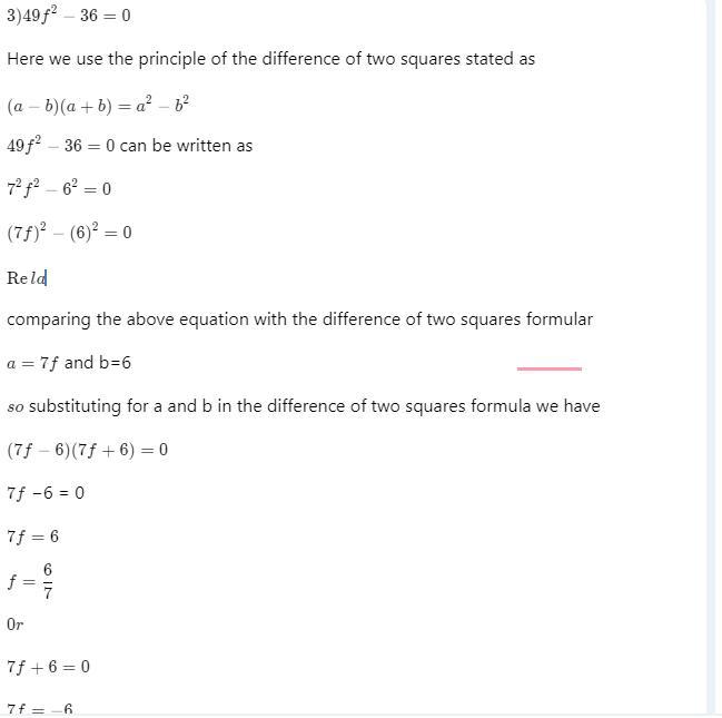 1. d+11d+28=02. e-2e-24=03. 49f-36=04. g+15g=0