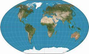 What is a map projection?A.a type of map that shows political boundariesB.a type of map that shows elevation