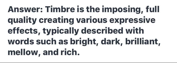 Which Element Is Described By Words Such As Bright, Dark, And Mellow?