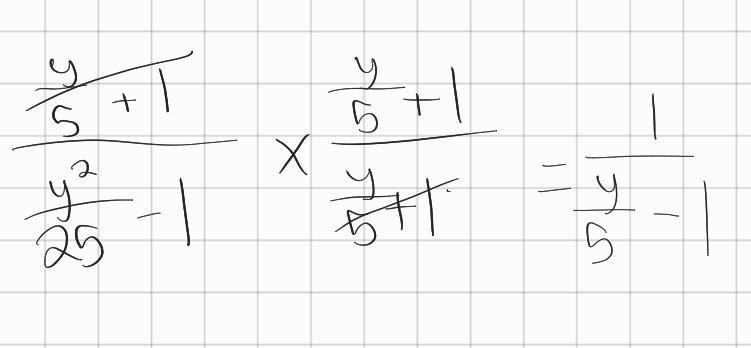 I'm not sure how to proceed with where I am on simplifying a fraction. I am trying to simplify the fraction