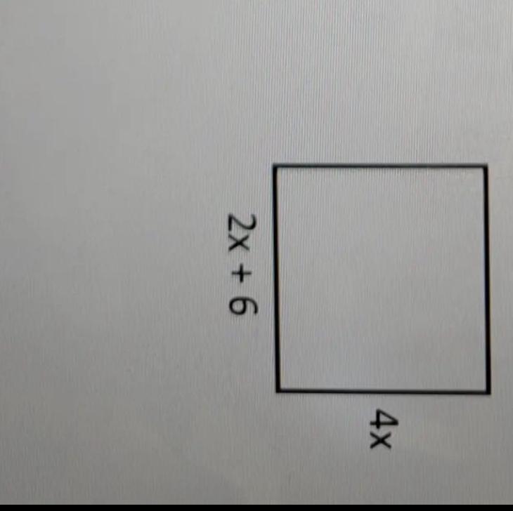 Please help will give brainliest Find the perimeter of the given square show work pleasethank you