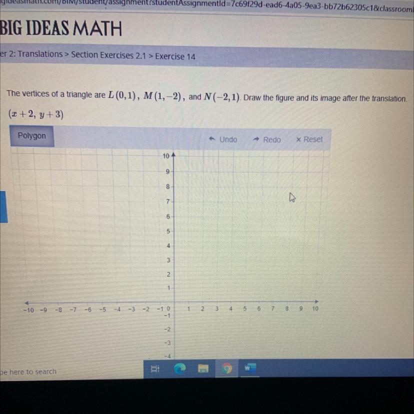 What Is The Coordinates After (x+2, Y + 3)