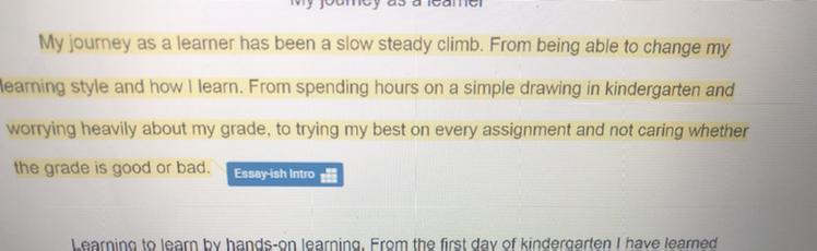 Make my intro paragraph better ASAP! 