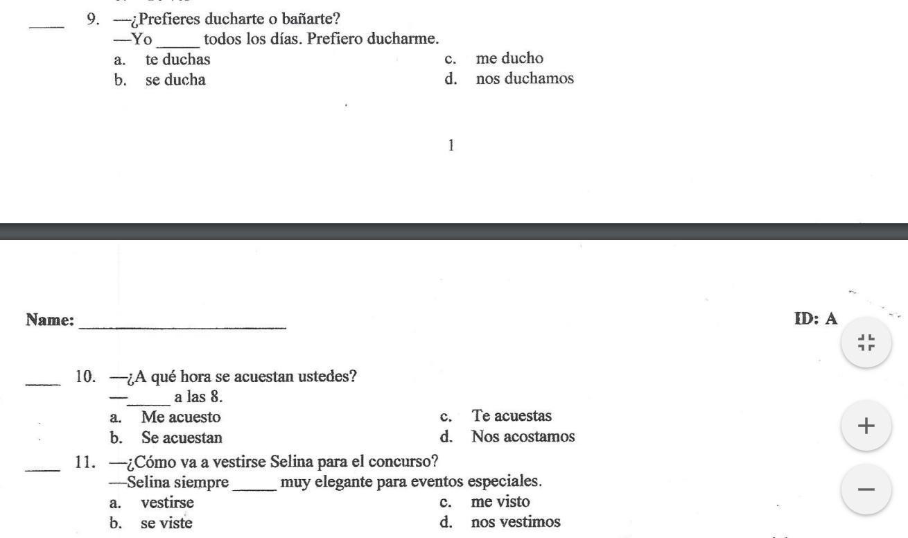 Please With The Easy Spanish! Will Give Brainliest If Help.