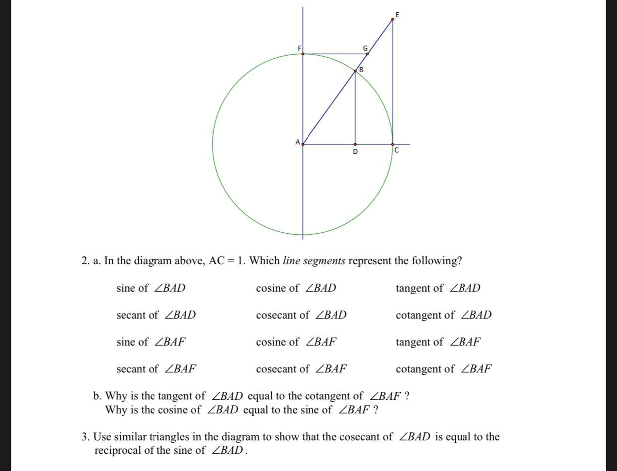 anyone that knows about cos, tan, and csc please help!