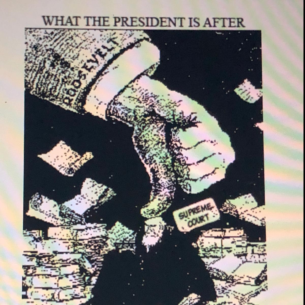 Which Event Most Likely Led To The Sentiments Expressed In This Cartoon?A. President Roosevelt Attempted