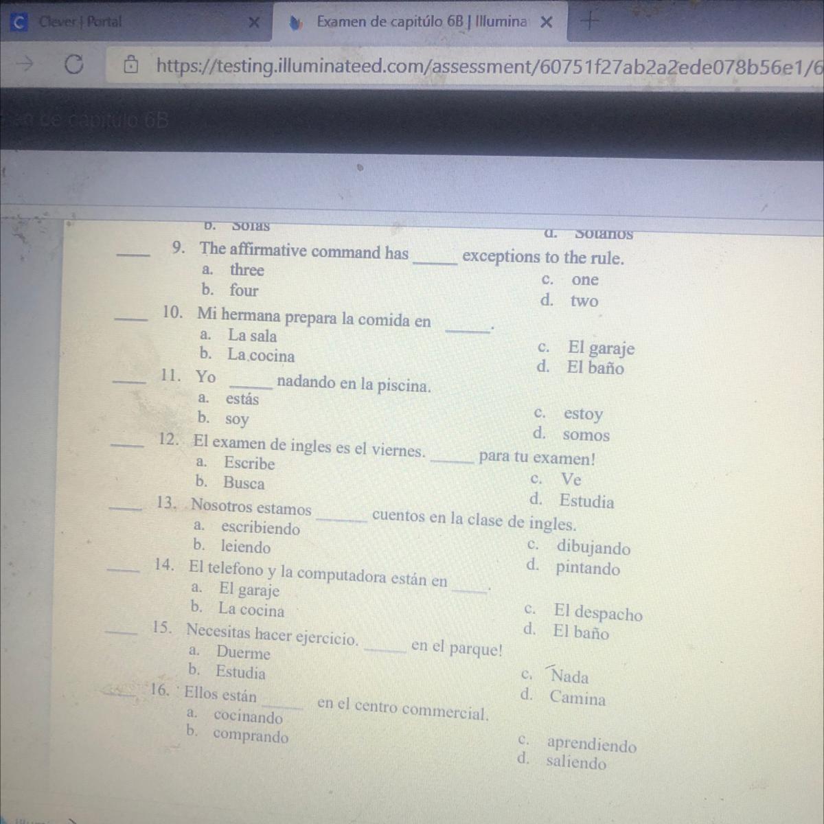 For those fluent in Spanish, please help. Will give brainliest !!