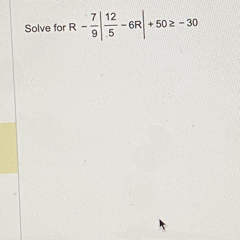 E-7/9|12/5-6R|+50 &gt; or equal to -30