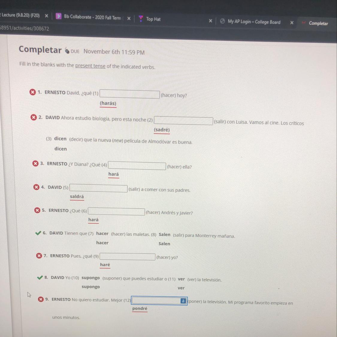 Please Help I Got Everything Except 6 And 8 Wrong.