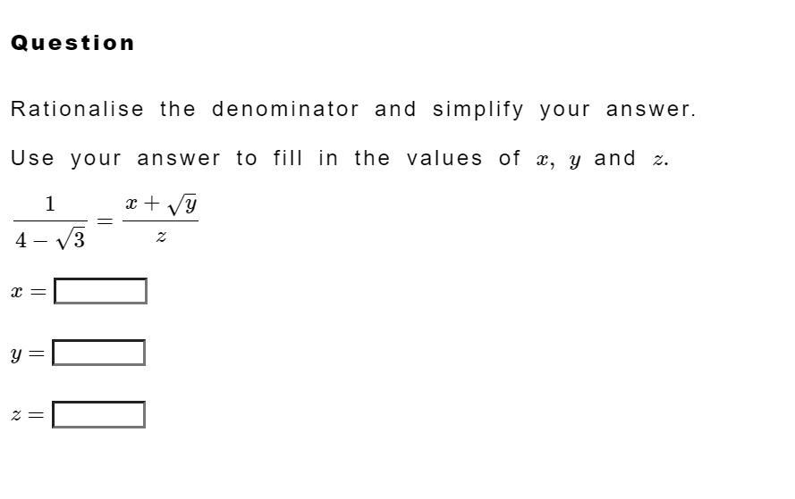 rationalize the denominator !!!please need help giving brainliest to all recent questions asked on my