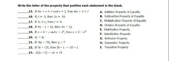 Write the Peter of the property , help me with this please