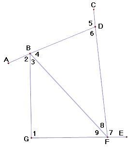 Find The Measure Of 7.Given:1 Is A Right Angle3 = 378 =62A. 53B. 65C. 105D. 127E. 245