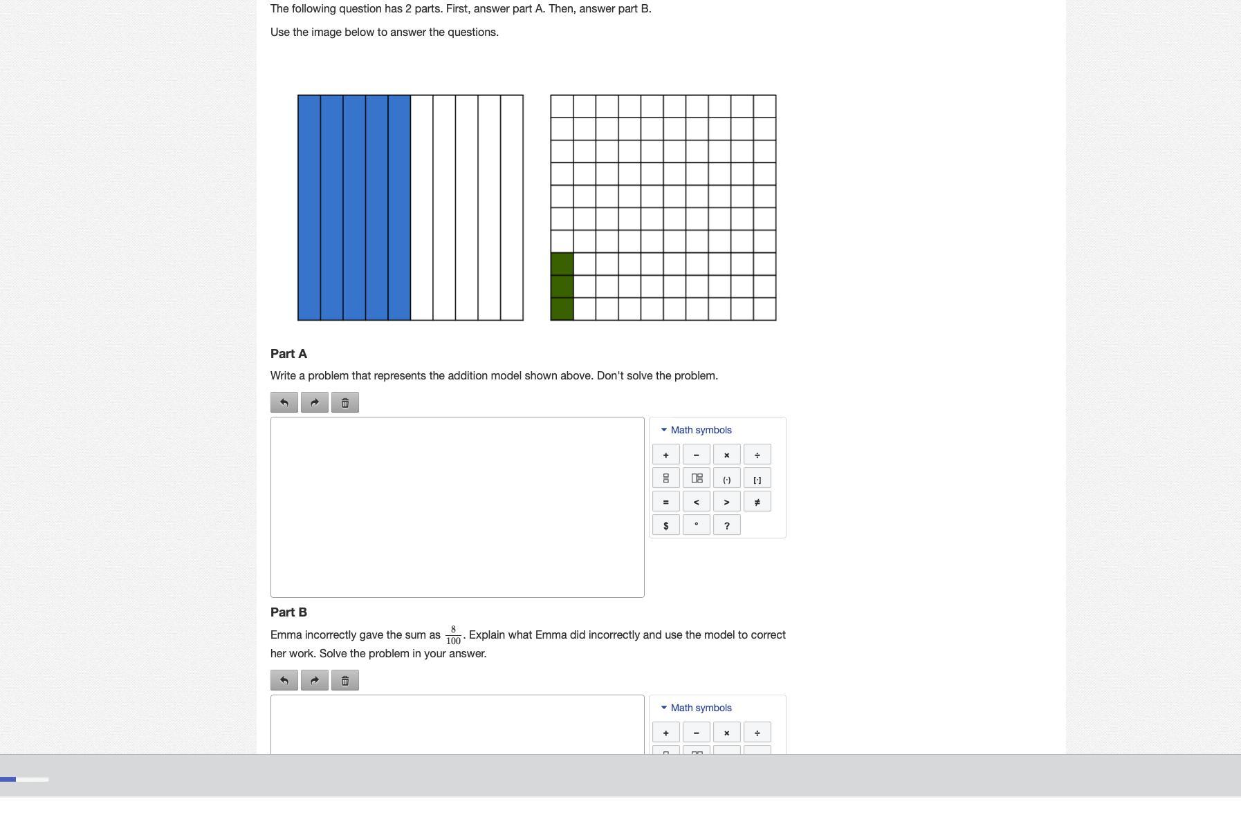 The following question has 2 parts. First, answer part A. Then, answer part B.Use the image below to