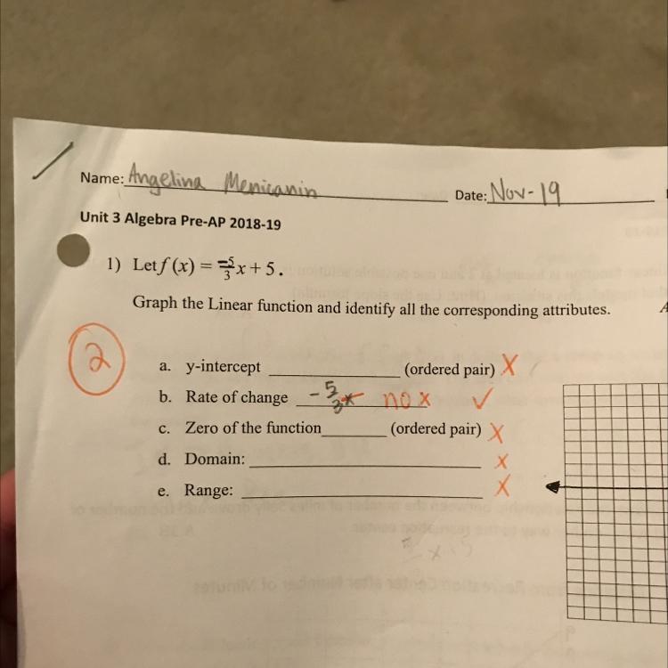 Please help me solve question 1 on my algebra assignment 