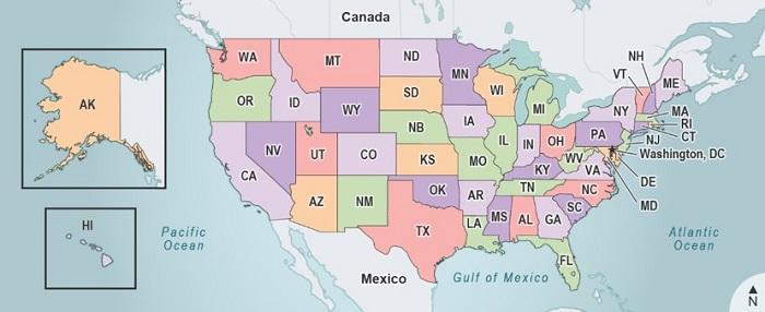 In which region of the US is Wyoming located?MidwestSouthwestRocky MountainPacific Northwest