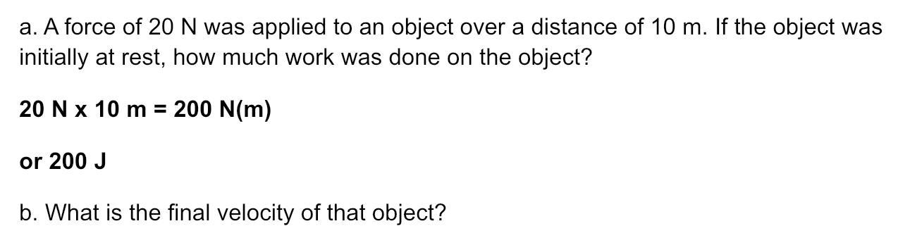 I Really Need Your Help, Please Help Me. How Do I Solve For Ke Without Even Having Mass