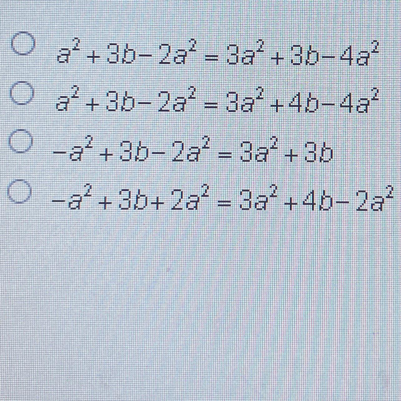 HELP ME ASAP PLSPLSPLS Which Shows Equivalent Expressions?