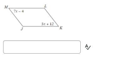 Find the measure of angle M in the paralellogram. ANSWER QUICK PLS, LOTS OF POINTS, WILL GIVE BRAINLIEST