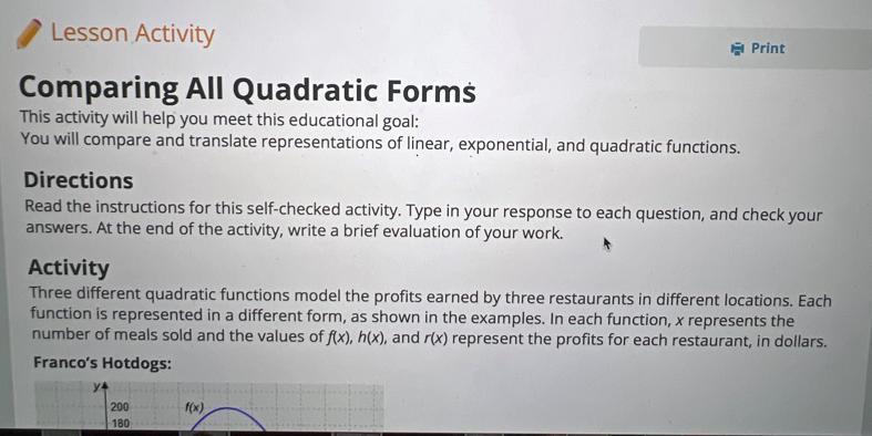 Which Interval Best Represents The Number Of Meals Franco's Hotdogs Can Sell And Make A Profit?Select