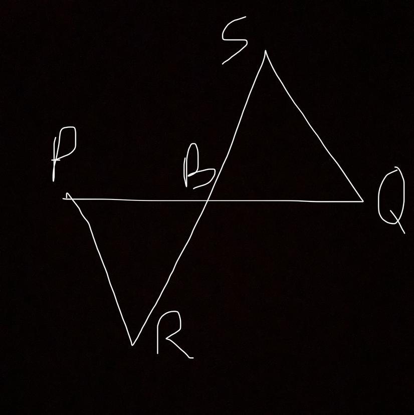 Is PRB congruent to QSB? Justify your answer.This problem requires you to show your work and explain