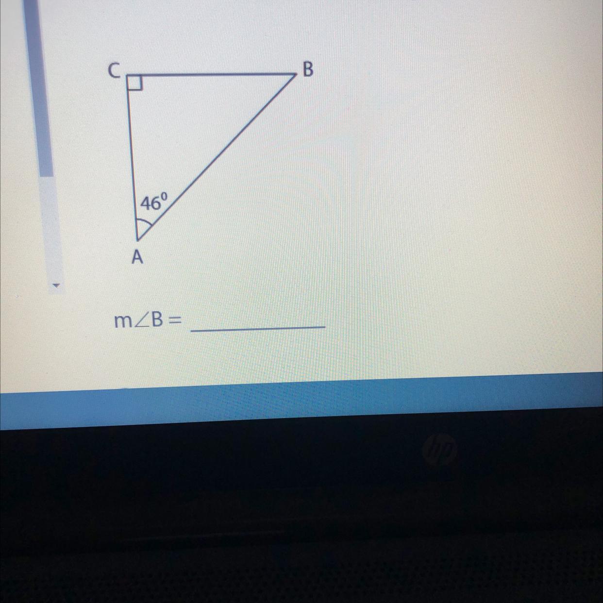 Find The Measure Of The Indicated Angle In Each Triangle.The Choices AreA=136B=44C=180D=90