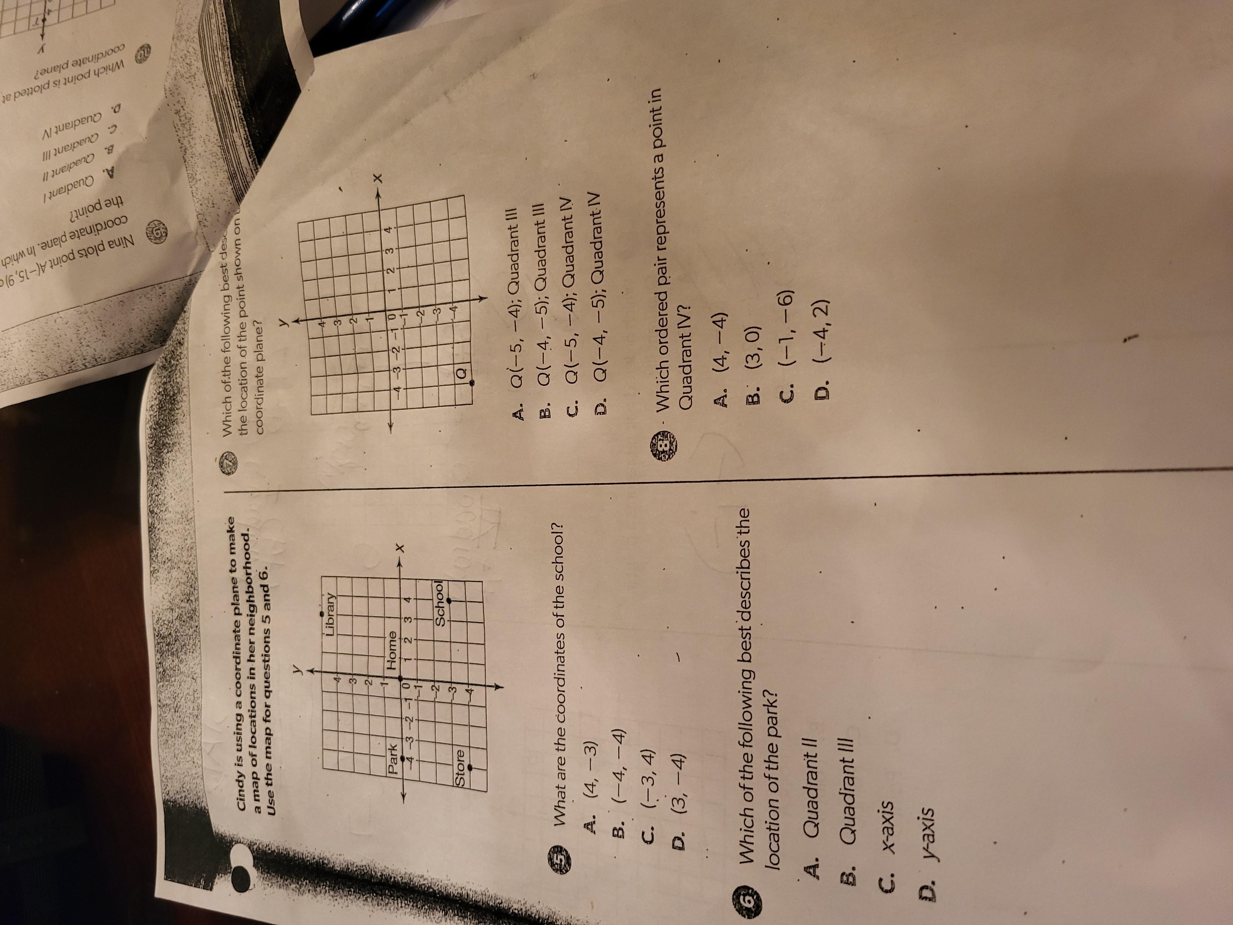 Help me on just these for wasted my last points