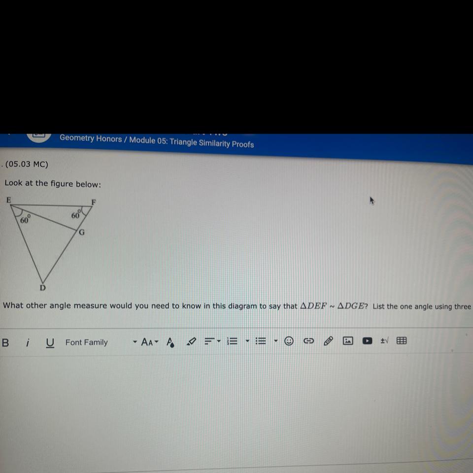 I need help ?! I need three letters to determine the triangle congruency