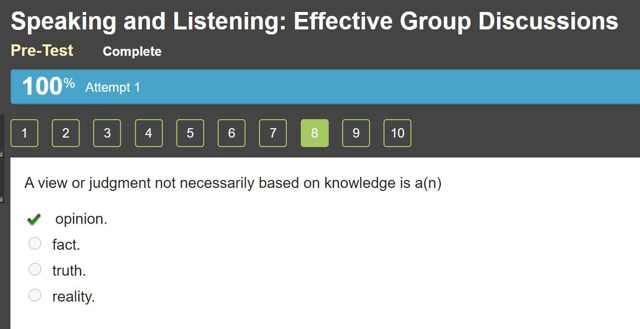 A view or judgment not necessarily based on knowledge is a(n)
