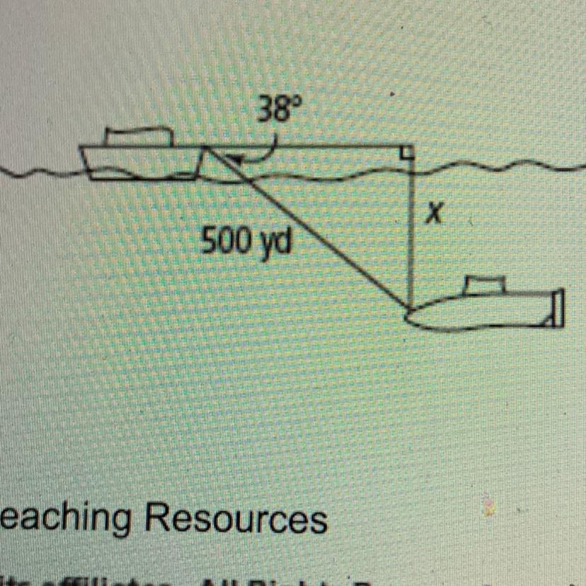 Find the value of x. Round the lengths to the nearest tenth of a unit. Please help! 
