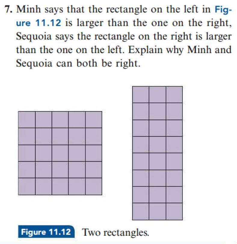 Can someone please help me out?I know that by using length times width, the first rectangle is equal