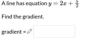find the gradient of this