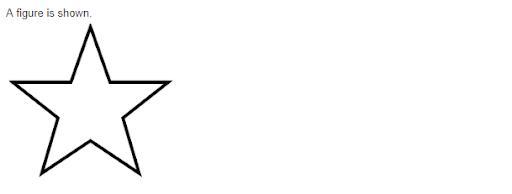 What is the minimum angle of rotation (in degrees) that will carry the star onto itself?