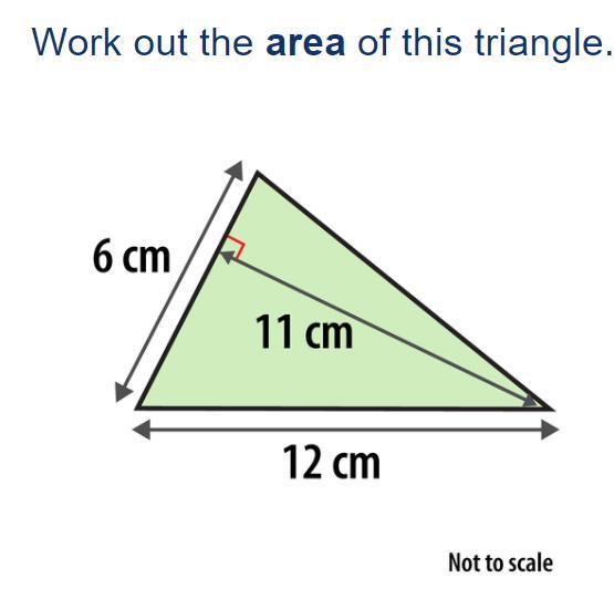 work out the area of this