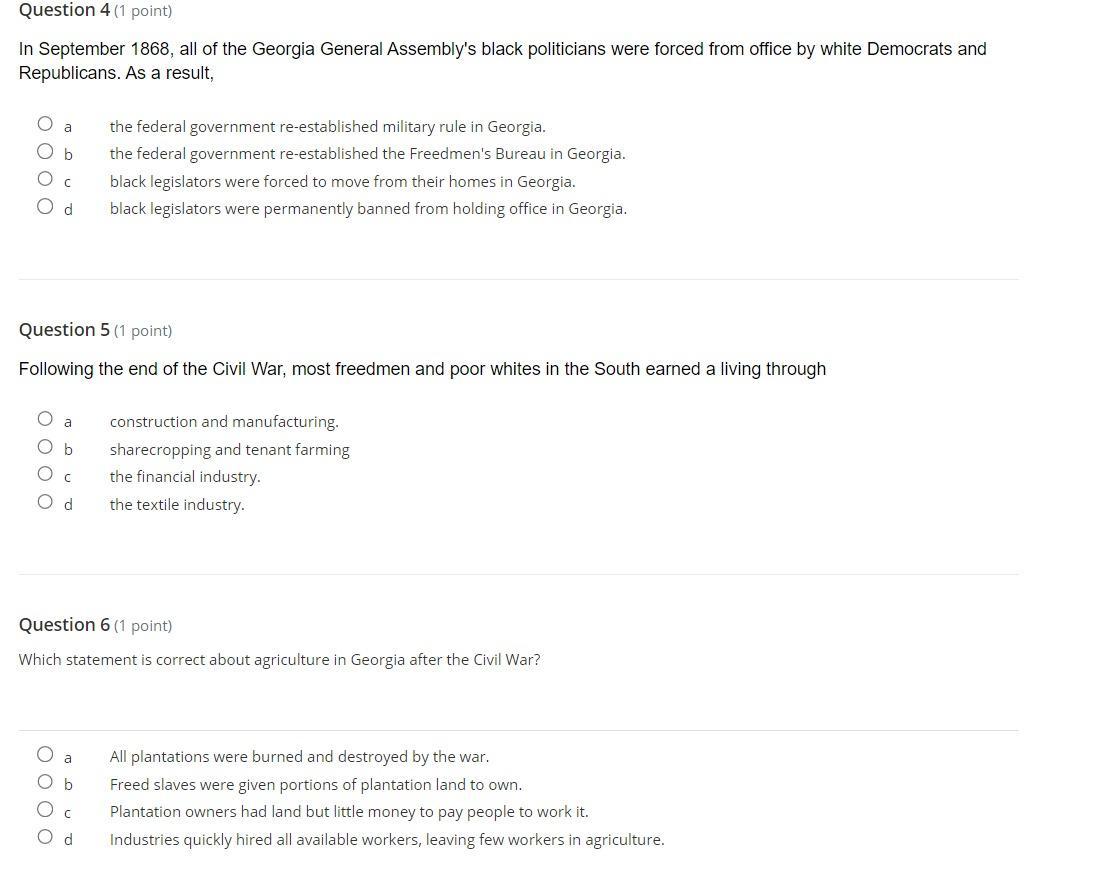 Question4,5,6 History Homework.