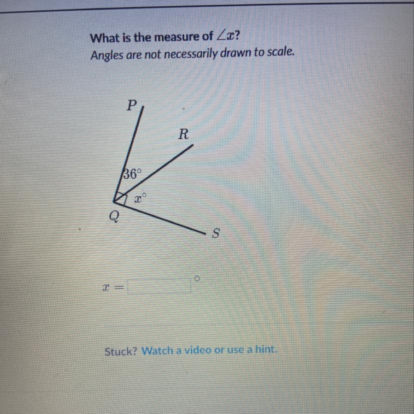 What Is The Measure Of Zx?Angles Are Not Necessarily Drawn To Scale.PR3629S2=