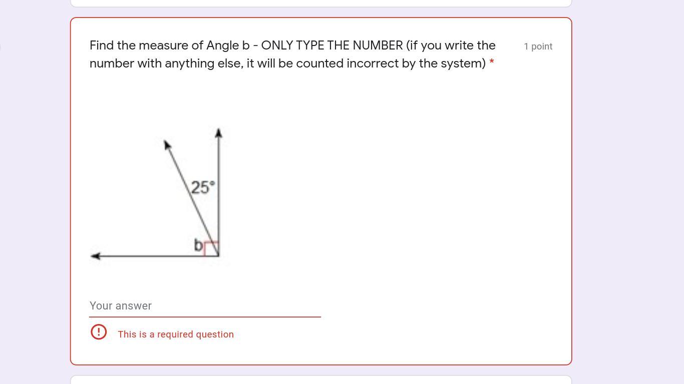 Find The Measure Of Angle B - ONLY TYPE THE NUMBER (if You Write The Number With Anything Else, It Will
