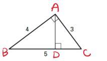 Find The Length Of The Altitude To The Hypotenuse. Round The Answer To The Nearest Tenth. Solve For AD.