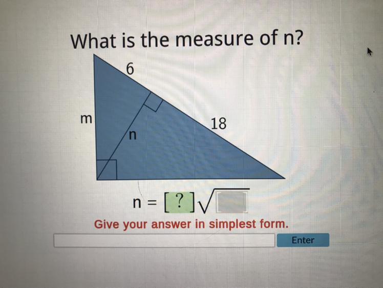 What is the measure of n?I need help with only 2 answers please :)n = [ ? ] [ ? ] 