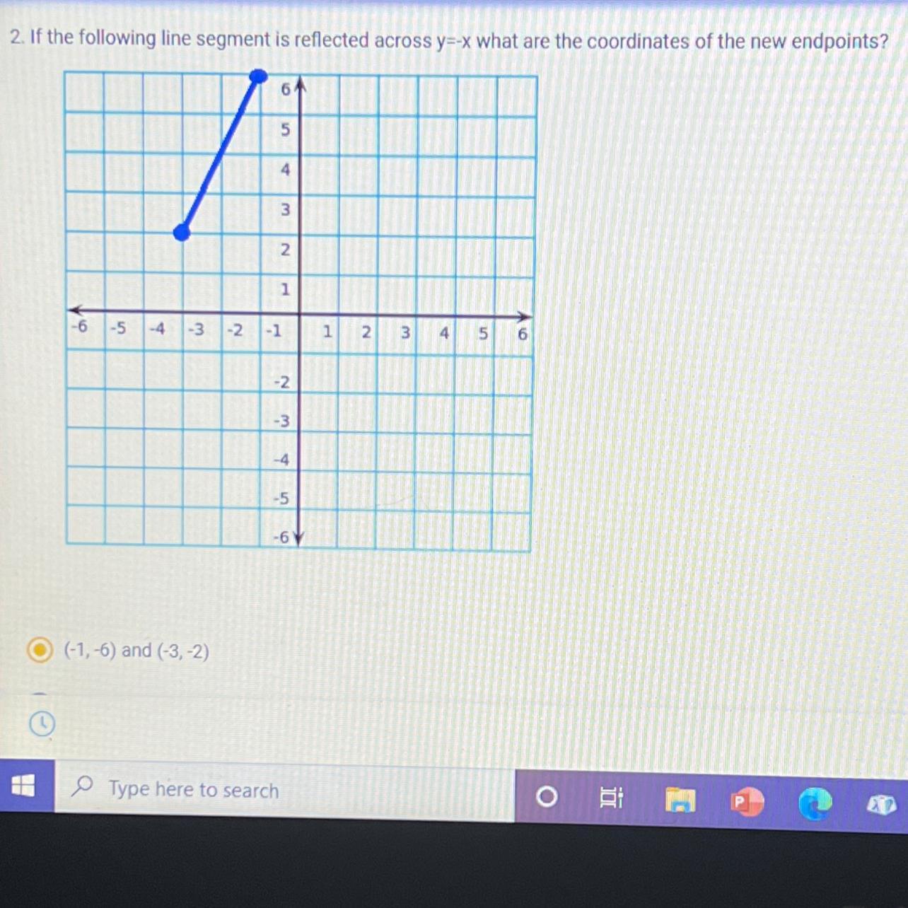answer choices- (-1, -6) and (-3,-2) (6,-1) and (2,-3) (1,-6) and (3,-2) (-6, 1) and (-2, 3)