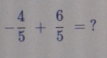 I don't understand how to add negative fraction with a positive