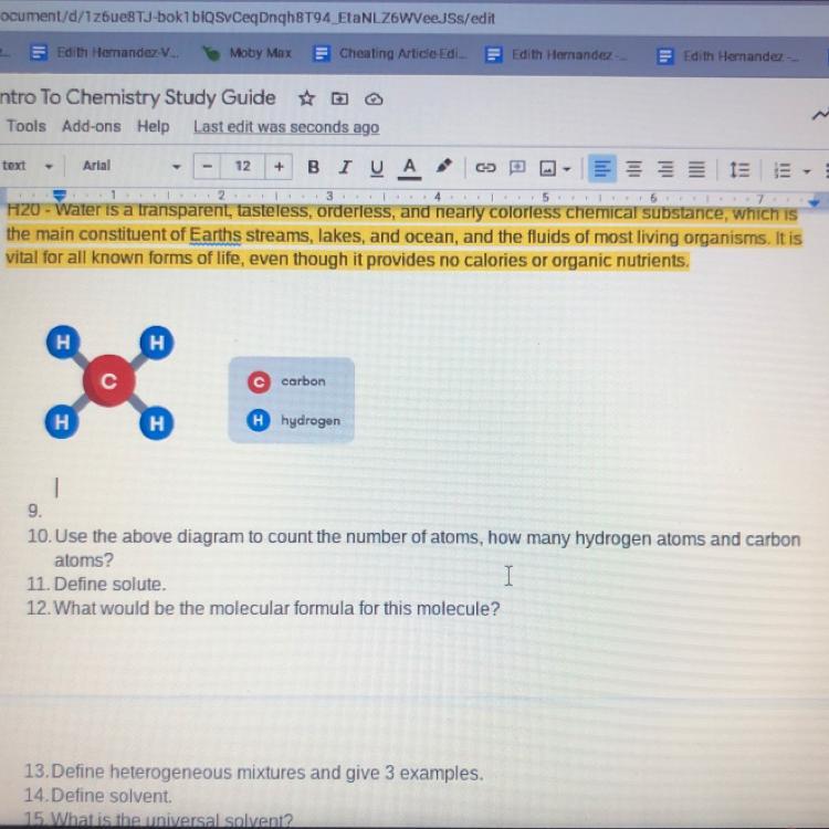 I just need help with question 10.??? Please ASAP
